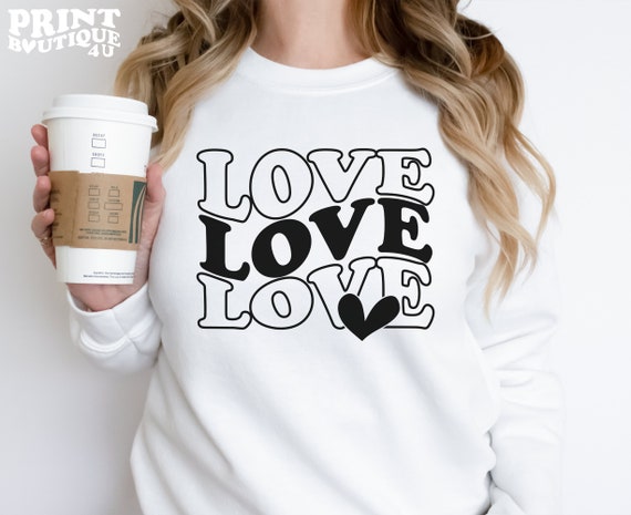 Love SVG PNG PDF Inspirational Svg Love More Svg Shirt Svg - Etsy
