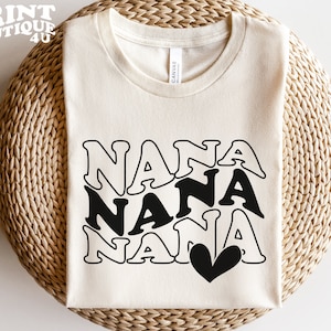 Nana SVG File Instant Download, Nana Cut File for Cricut, Nana Life svg, Grandma SVG, Nana svg, Nana Shirt SVG, svg files for Nana