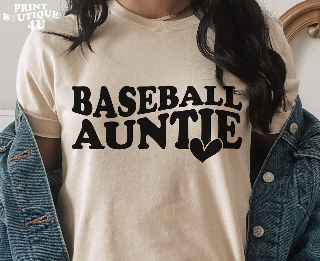 Baseball Auntie SVG PNG, Sports Aunt SVG, Game Day Svg, Baseball Svg