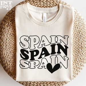 Spain SVG File Instant Download Spain Cut File Cricut Love Spain svg Spanish SVG Spain Shirt svg Vacation SVG Spain Heart Svg