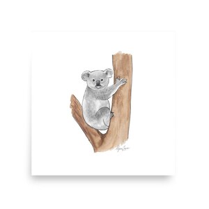 Koala Watercolor Print