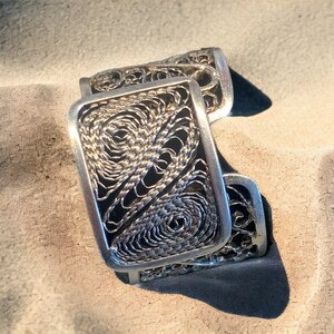 Filigree ring in 925 silver