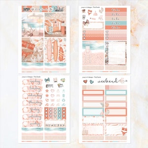 Pink Sands - POCKET Mini Weekly Kit Planner Stickers - Etsy