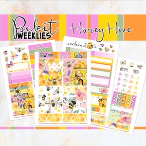 Honey Hive - POCKET Mini Weekly Kit Planner Stickers - Etsy