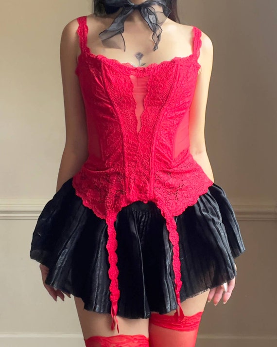 RARE romantic Victoria’s Secret sheer lace bustier