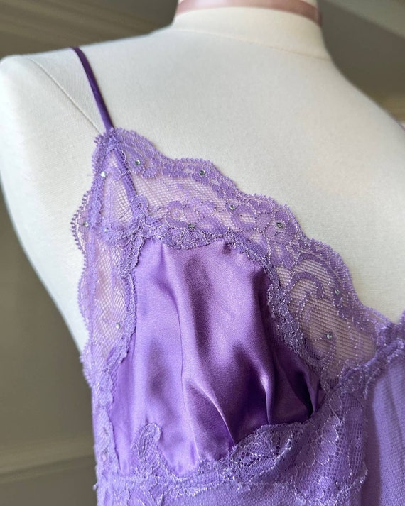 Victoria’s Secret sultry night slip in orchid pur… - image 6