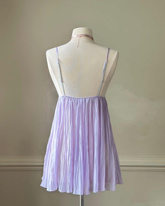 Vintage Victoria's Secret Lilac Pleated Babydoll (size S) - Etsy Israel