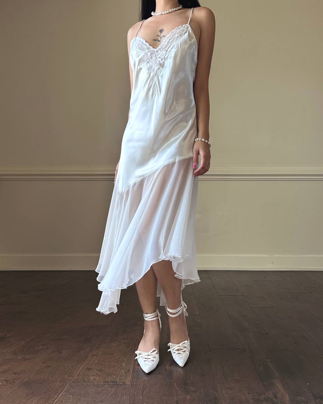 Victoria Mini Kaftan - Crinkle Satin - Ultramarine