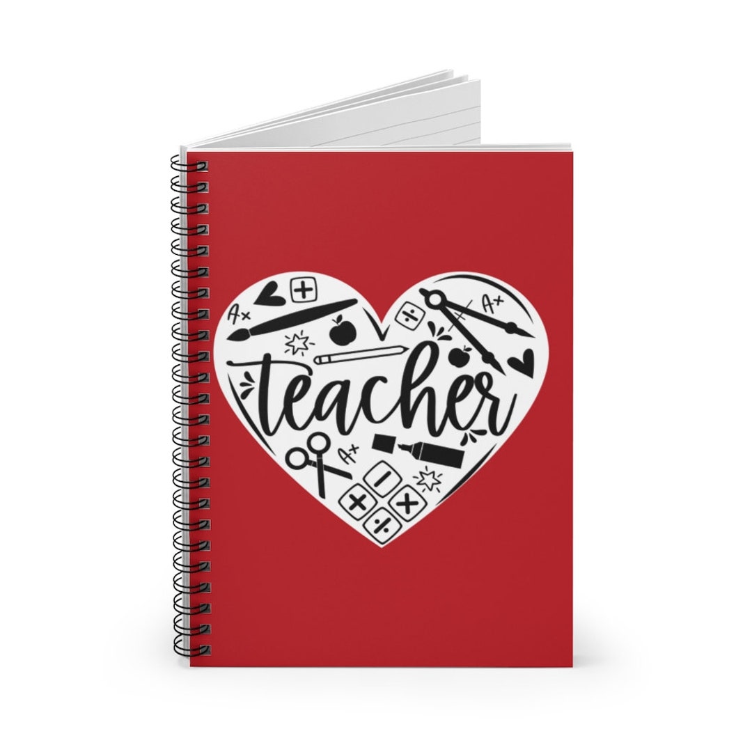 Teacher Notebook Teacher Journal Teacher Appreciation Gift Etsy