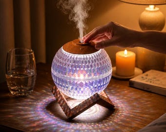 illuminated essential oil diffuser