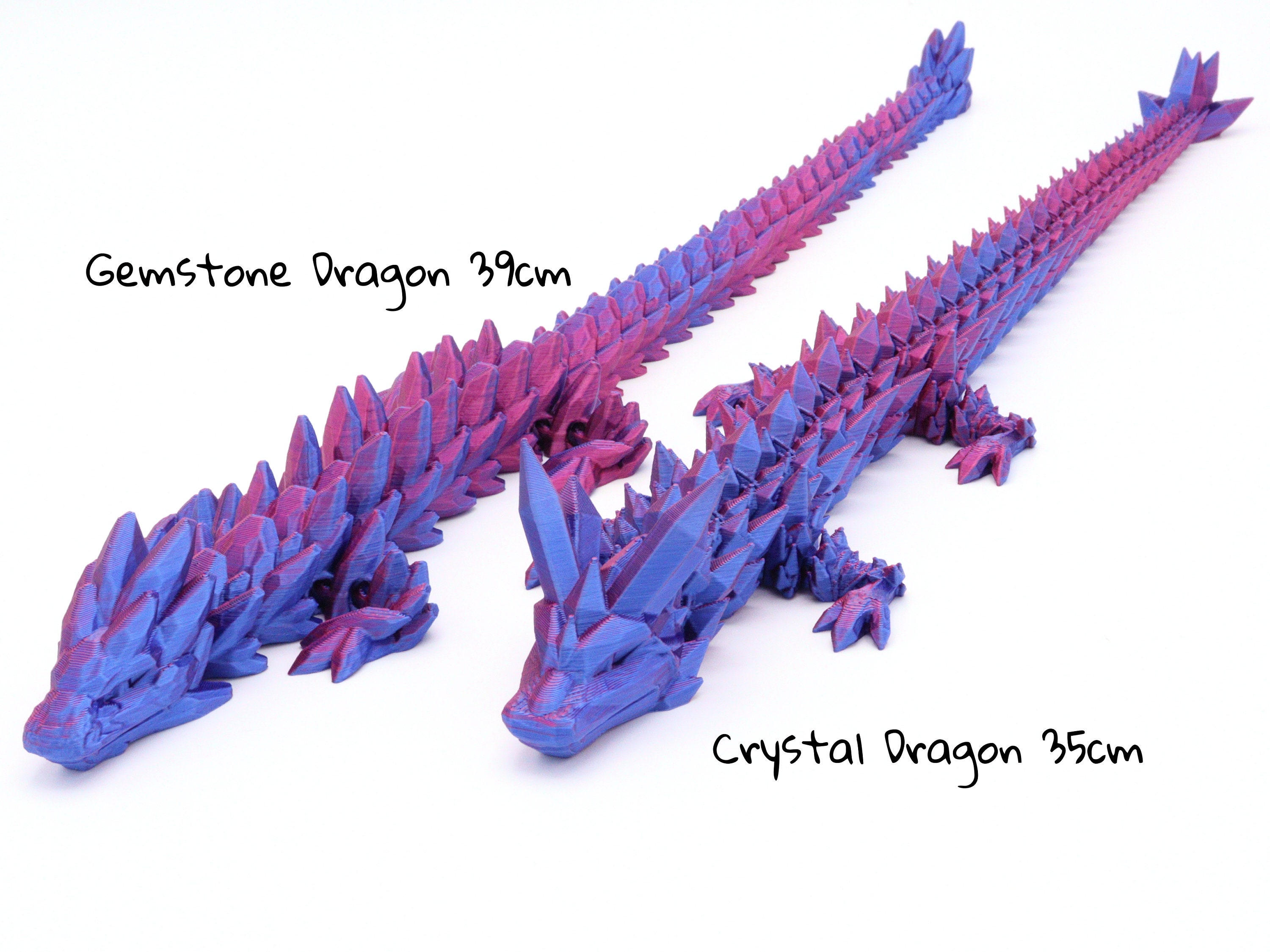 3D-gedruckter Beweglicher Drache Im Ei – Lila, 22 Cm, Aus PLA, Als Deko Oder Spielzeug