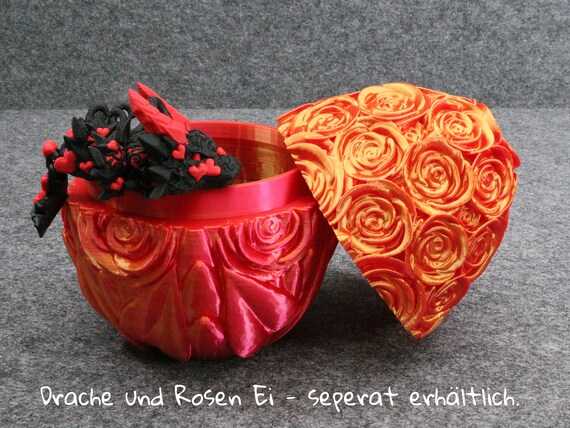 Heart Dragon - Heart Dragon Perfect for Valentine's Day in 3