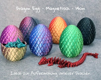 Dragon Egg Magnetic - Gift packaging for our dragons - Height 14 cm