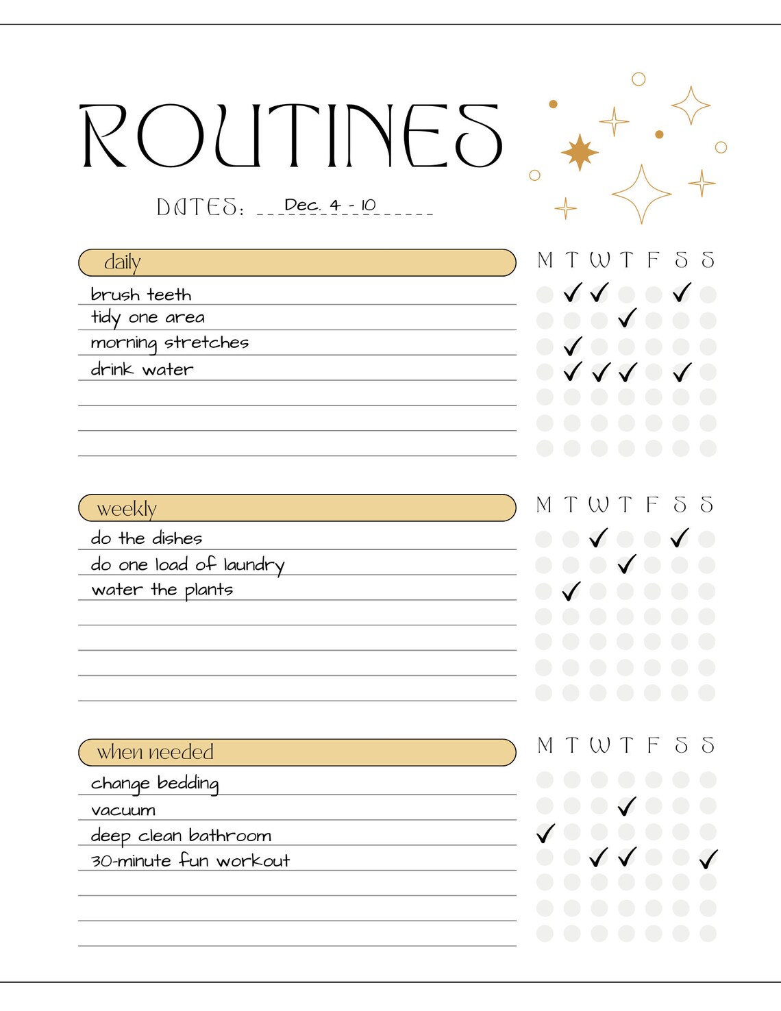 To Do List And Routine Routine Planner Printable, to Do List, Schedule, Productivity, Download ...