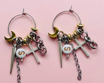 RENEGADE Multi Charm Ohrringe