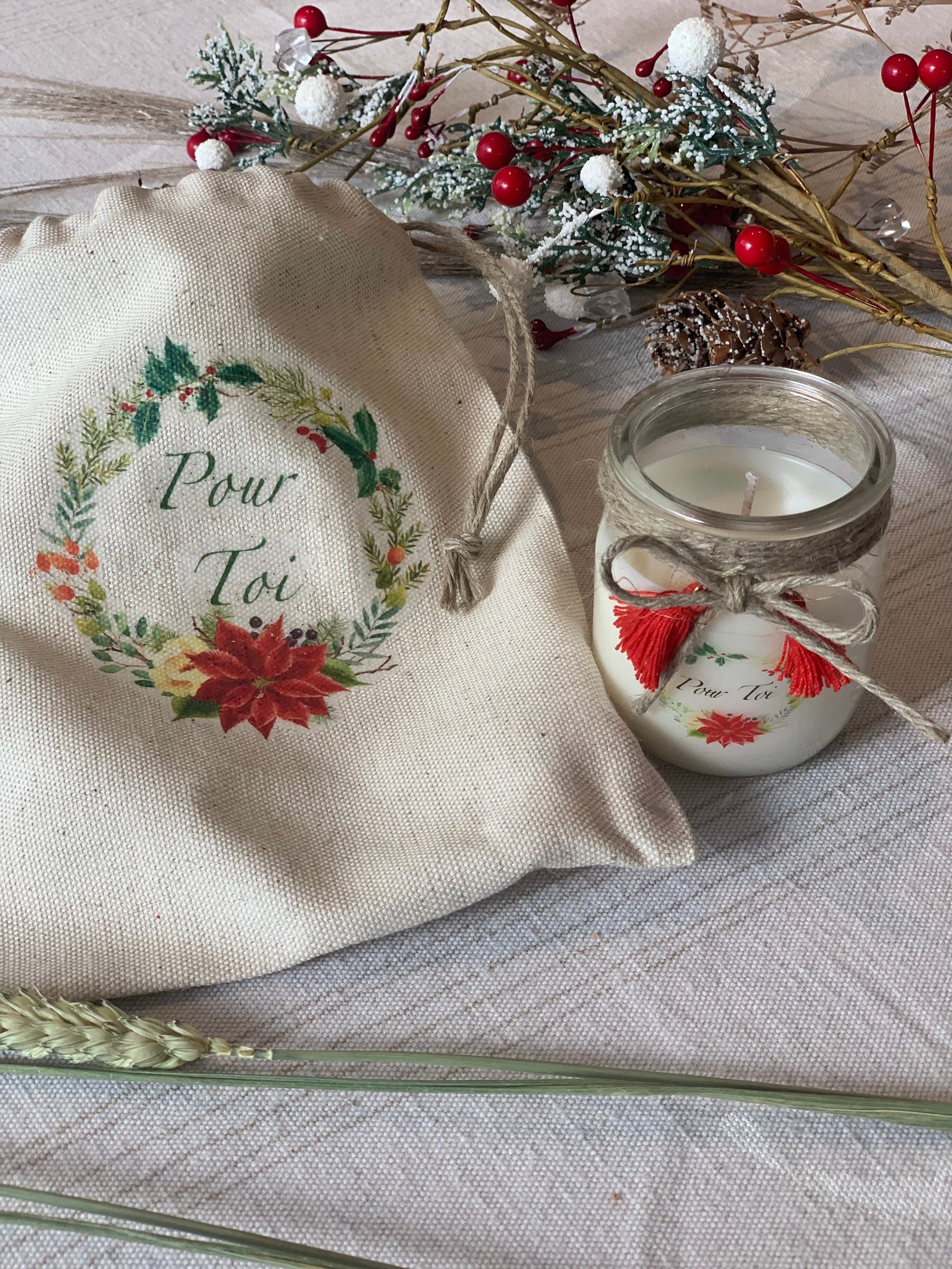 Bougie Cadeau Pour Toi avec Son Pochon