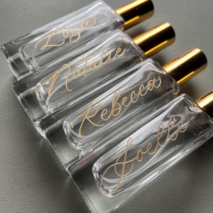 Custom Engraved Mini Perfume Bottle 30ml: Empty Travel Sized, Wedding Keepsake, Gifts for Mothers, Bridesmaids, Valentines Day