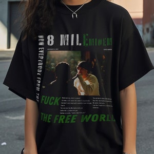 8 Mile Movie T-shirt, Vintage Movie T-shirt, Eminem T-shirt, Slim Shady T-shirt, Vintage Eminem Gift, Retro Eminem, Rap T-shirt, 00s Movie