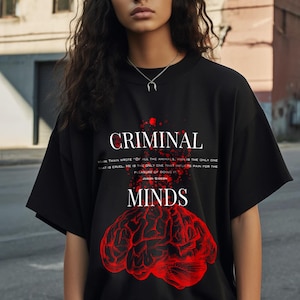 Criminal Minds T Shirt, Criminal Minds Shirt, Trendy Shirt, Vintage Tshirt, Jason Gideon Shirt, Spencer Reid, Vintage crime series gift