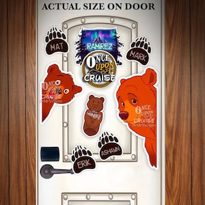 Disney Wonder Cruise Inspired Disney Alaska Cruise Brother Bear Painted Characters For Alaskan Disney Cruise Line- Disney Cruise Magnet