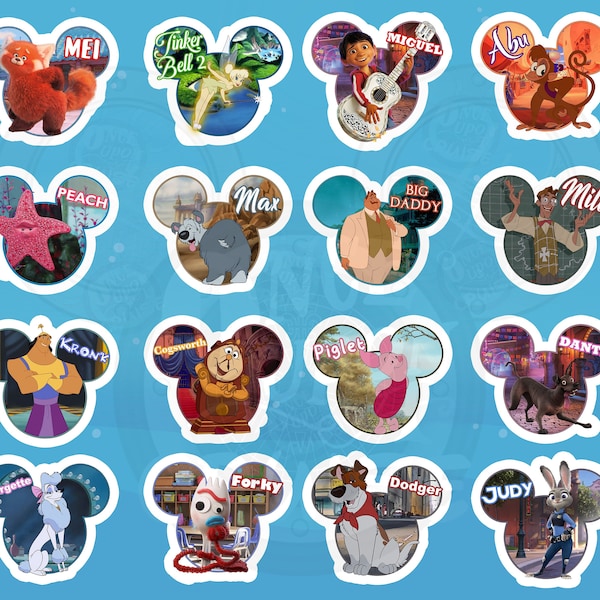 WATERPROOF Disney Cruise Line Personalized Character Magnets - Perfect For Decorating Your Stateroom Door & Fish Extenders!