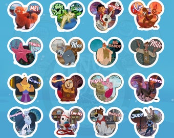 WATERPROOF Disney Cruise Line Personalized Character Magnets - Perfect For Decorating Your Stateroom Door & Fish Extenders!