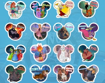 DCL Disney Cruise Line Personalized Character Magnets - Disney Cruise Magnets Perfect For Decorating Your Stateroom Door & Fish Extenders