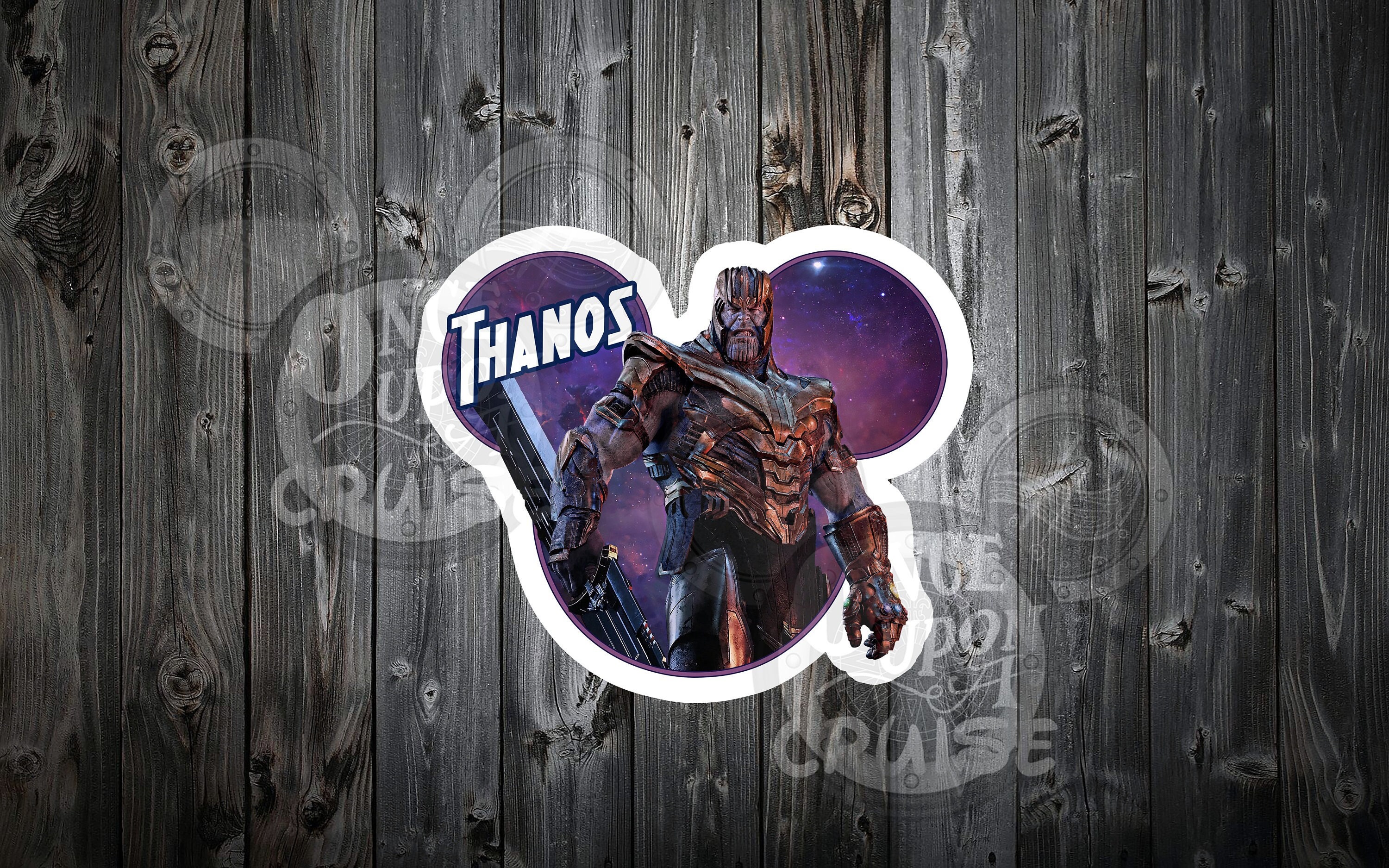 MARVEL アベンジャーズ 立体 マグネット Disney Cruise Line Thanos Avengers Inspired Mickey Shaped Magnet