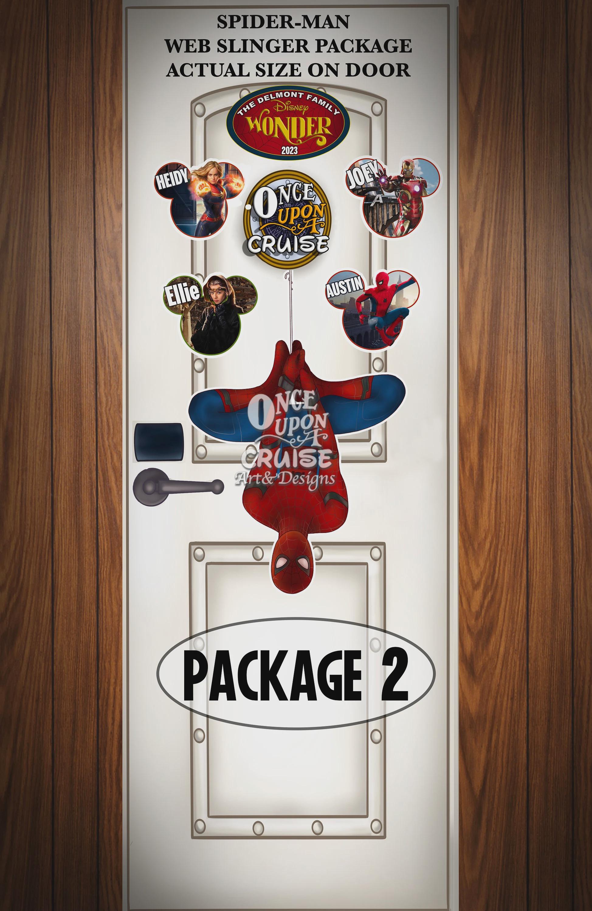 Marvel Day at Sea Disney Cruise Line Spider-man Character Magnet