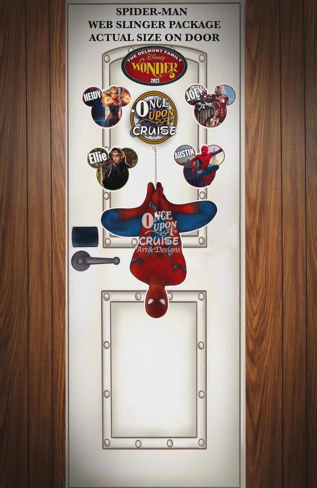 Marvel Day at Sea Disney Cruise Line Spider-man Character Magnet