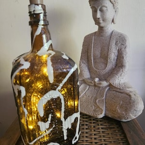 Brown Lighted Bottle