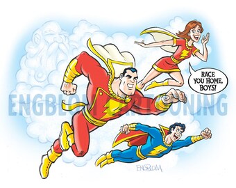 The Marvel Family Print