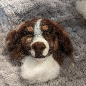 Custom needle felted dogs