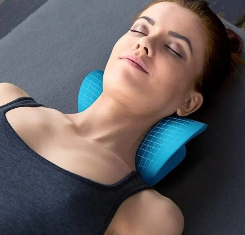 Shoulder Pain Relief Relaxer Pillow Neck Stretcher for image 3