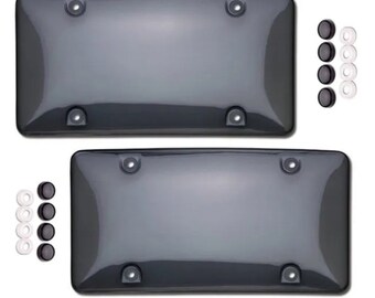 1 x Red Aluminum Alloy Car License Plate Frame Cover Front Or Rear