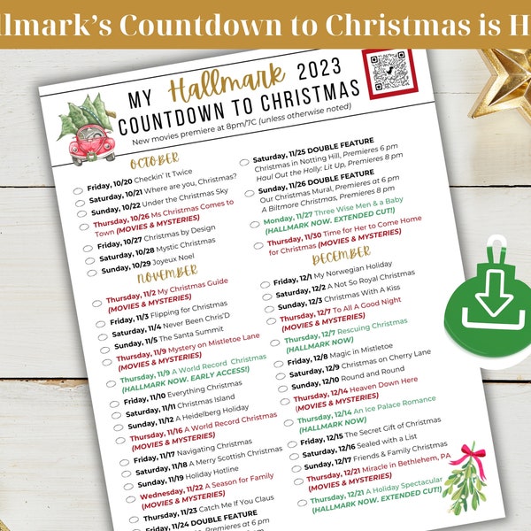 Hallmark Christmas Etsy