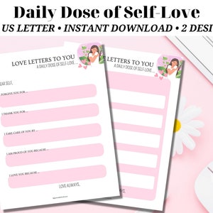 Carta de amor próprio, Carta de amor para imprimir, Cartas para você, Dose diária de amor próprio, Autocuidado, Autoempoderamento, Presente para si mesmo, Imprimir em casa