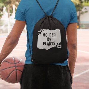 Molded By Plants Drawstring Bag