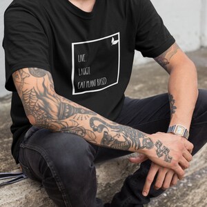 Live. Laugh. Eat Plant Based Unisex Jersey Short Sleeve Tee