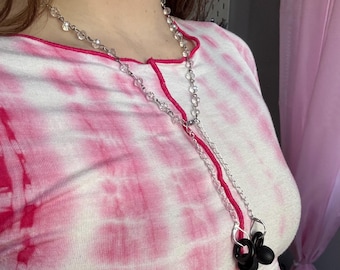 Metal Chain Earplug Necklace | Festival Rave Safety Cord, Noise Reduction Ear Protection