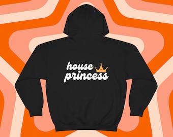 House Princess - Felpa con cappuccio Rave - Techno Music - Felpa con cappuccio EDM - Felpa con cappuccio unisex - 5 colori