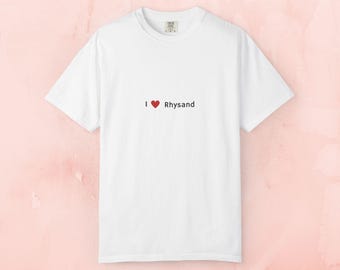 Koszulka bawełniana „Kocham Rhysanda” – ACOTAR Bookish Tee