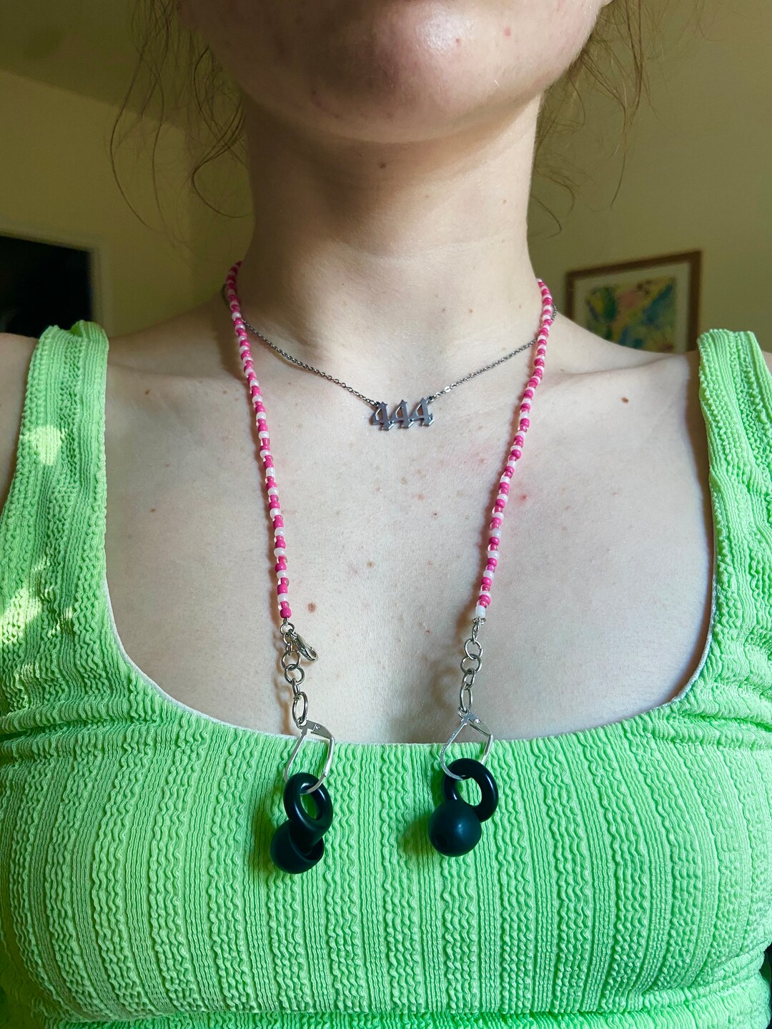 Festival Earplugs on Connective Chain Rave Accessories Ear Etsy