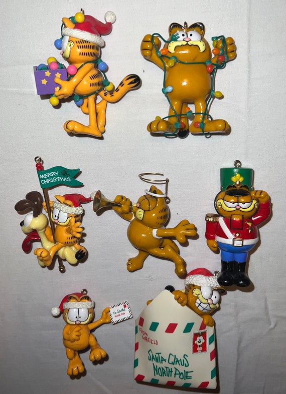 Garfield Christmas Ornaments Etsy