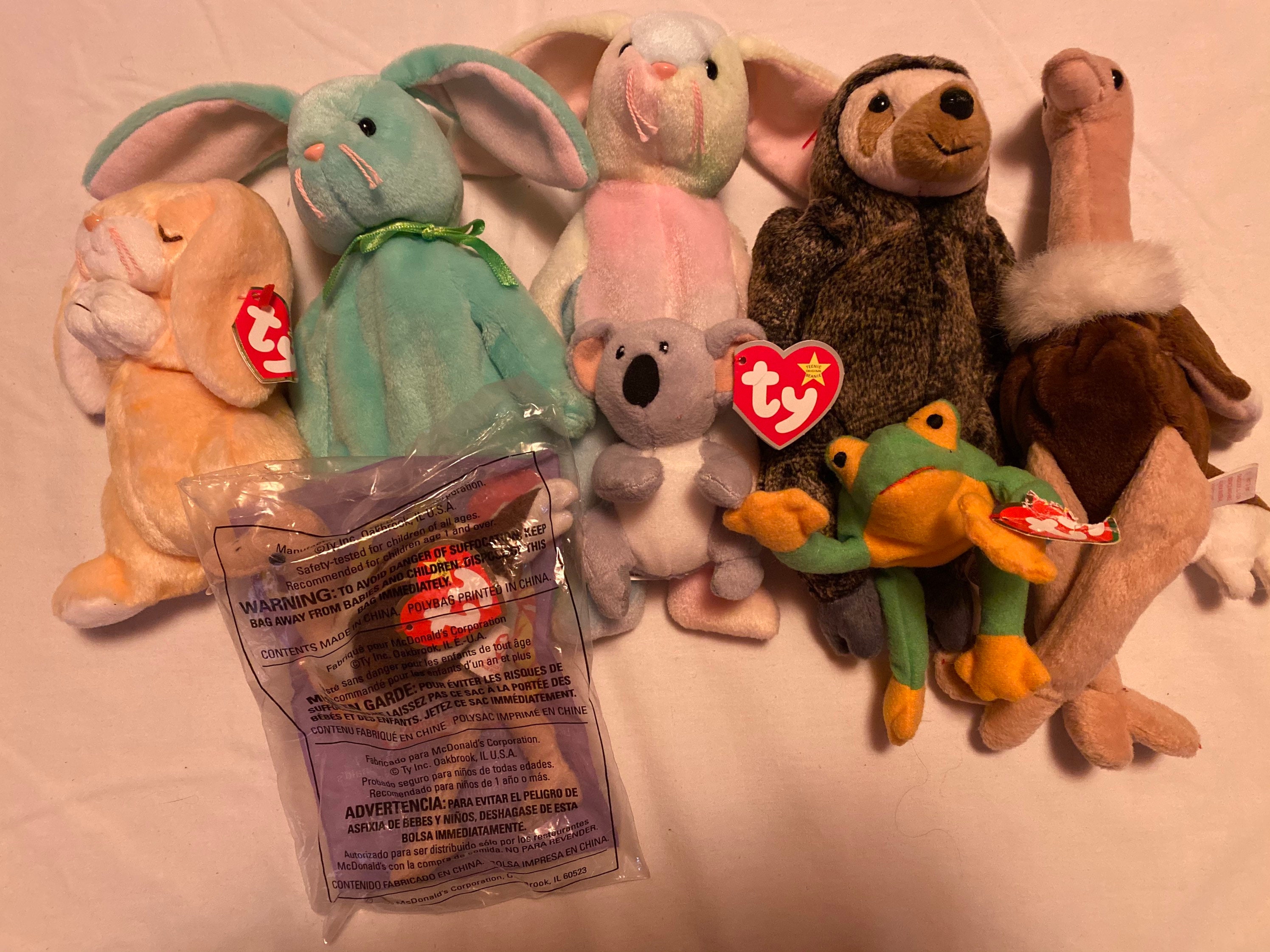 ビートルズ テディベア プロモ付き5体セット Beanie Bears