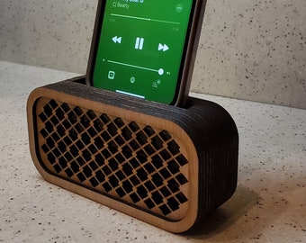 Wood Phone Speaker Box