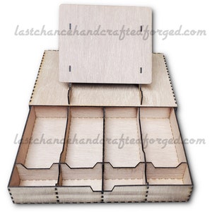 Combo de cajón para dinero y soporte para tableta: solo descarga de archivos (svg, dxf, pdf)