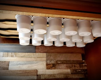 2 row K-Cup Rack / Storage - Cabinet Undermount or Wall Mount - File Download Only (svg, dxf, pdf, png)