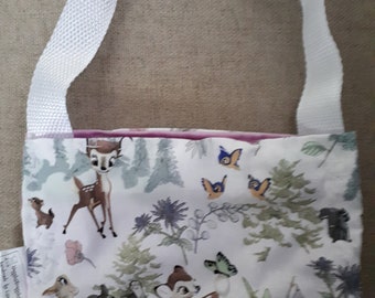 Bambi print washable handbag