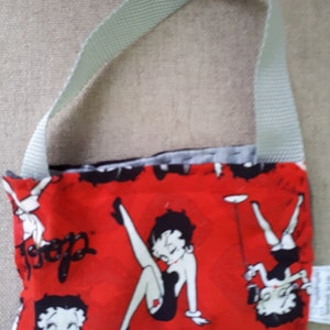 Bolso de mano lavable de algodón cosido a mano